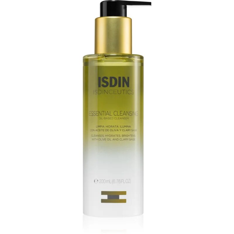 ISDIN ceutics Essential Cleansing mélyen tisztító olaj hidratáló hatással 200 ml