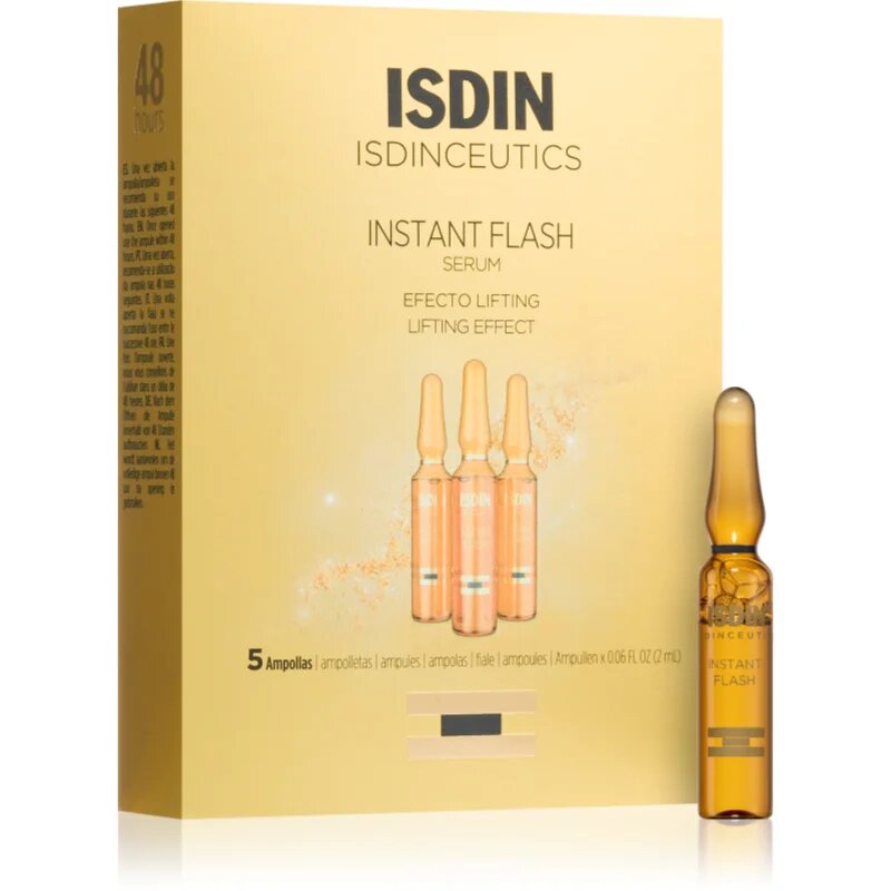 ISDIN ceutics Instant Flash feszesítő szérum lifting hatással 5x2 ml