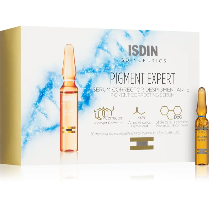 ISDIN ceutics Pigment Expert élénkítő korrekciós szérum a pigmentfoltok ellen 30x2 ml