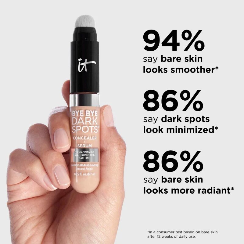 IT Cosmetics Bye Bye Dark Spots krémes fedő korrektor hölgyeknek 58 Deep Neutral 7 ml