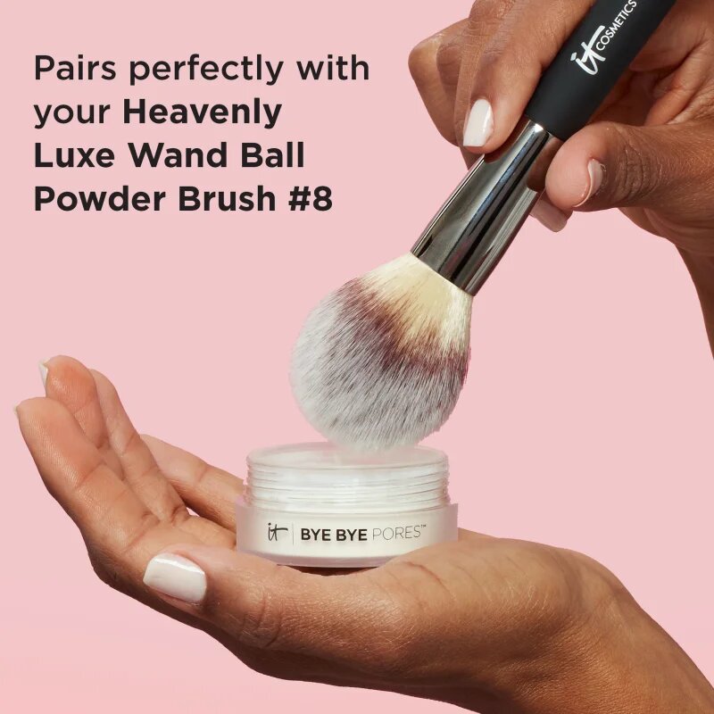 IT Cosmetics Bye Bye Pores Poreless Finish Loose Setting Powder bőrvilágosító könnyed és természetes hatású púder árnyalat Translucent 6.8 g
