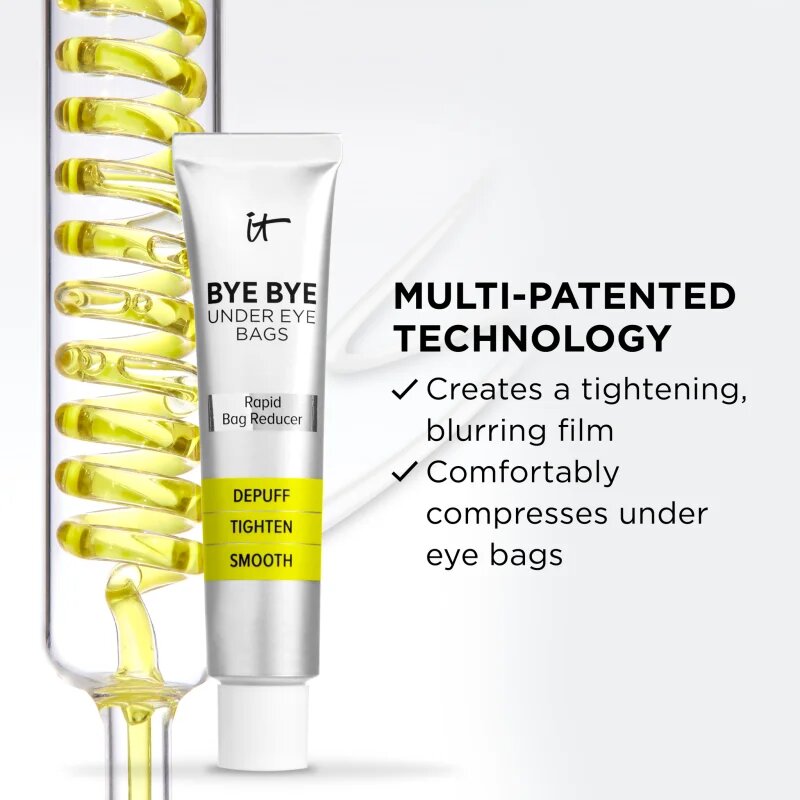 IT Cosmetics Bye Bye Under Eye Bags bőrélénkítő szemkrém duzzanatok és sötét karikák ellen hölgyeknek 15 ml