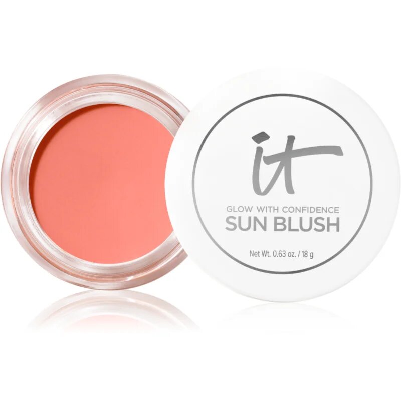 IT Cosmetics Confidence Sun Blush krémes arcpirosító hölgyeknek 20 Sun Blossom 18 g