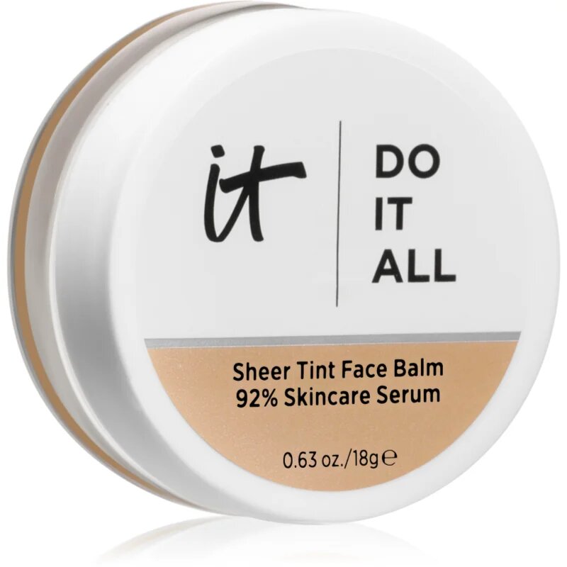 IT Cosmetics Do it all Face Balm könnyű hidratáló alapozó árnyalat Light Warm 215 18 g