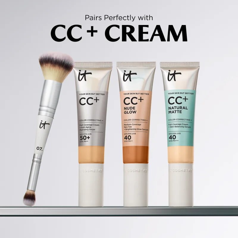 IT Cosmetics Heavenly Luxe Brush alapozó és korrektor ecset kétoldalas #7 1 db