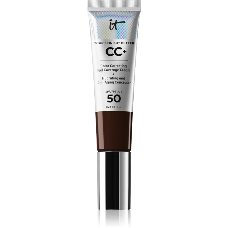 IT Cosmetics Your Skin But Better CC+ CC krém SPF 50+ árnyalat Deep Mocha 32 ml
