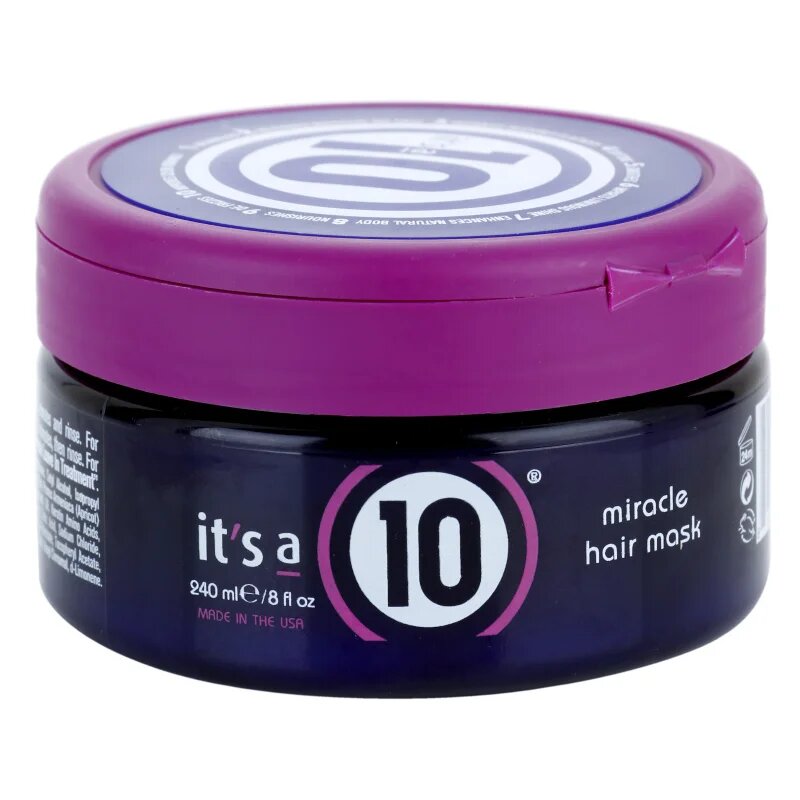 it's a 10 Miracle Hair Mask mélyen regeneráló maszk hajra 240 ml