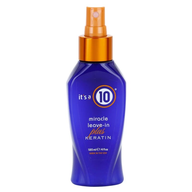it's a 10 Plus Keratin Miracle Leave-in öblítés nélküli kondicionáló spray -ben 120 ml