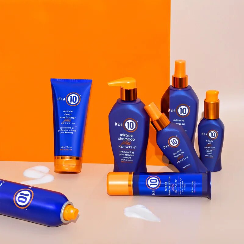 it's a 10 Plus Keratin Miracle Leave-in öblítés nélküli kondicionáló spray -ben 59.1 ml