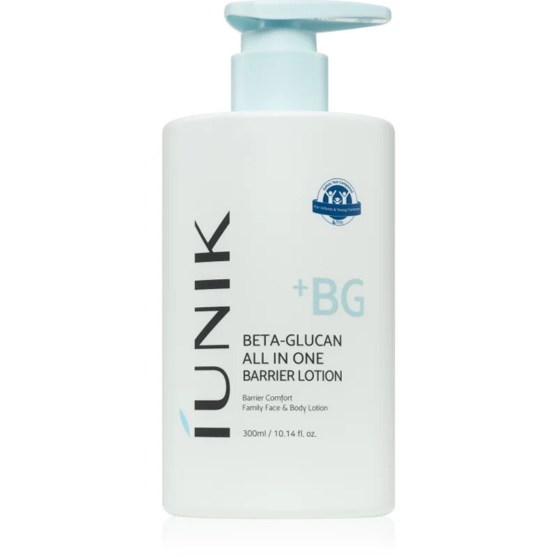 iUnik Beta Glucan All In One Barrier Lotion intenzíven tápláló testápoló tej 300 ml