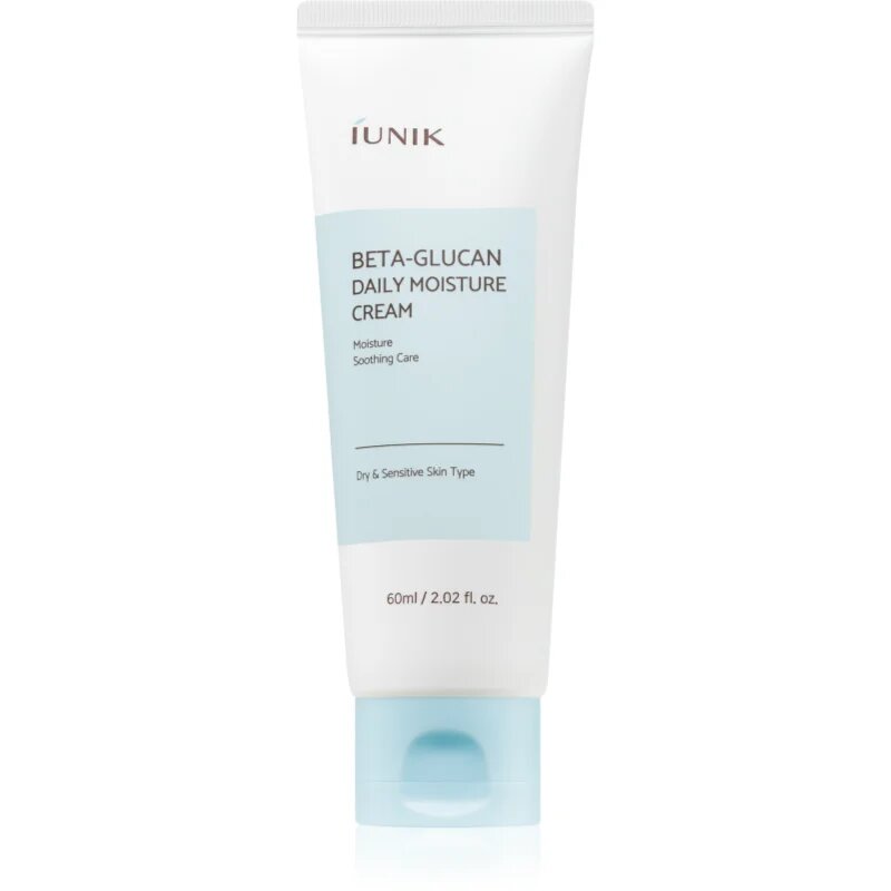 iUnik Beta Glucan Daily Moisture Cream intenzíven hidratáló krém 60 ml