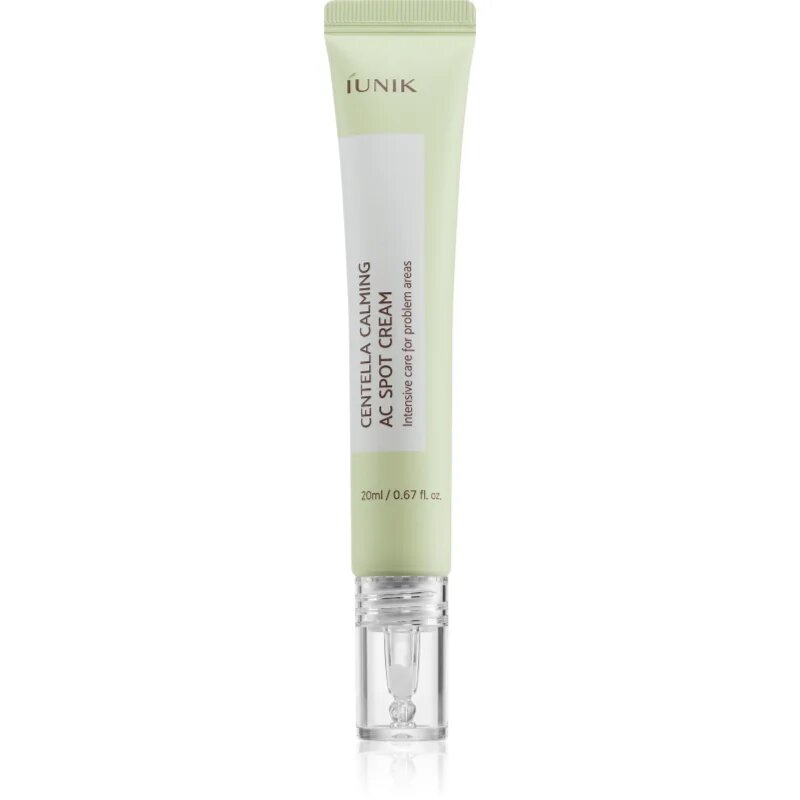 iUnik Centella Calming AC Spot Cream helyi ápolás problémás és pattanásos bőrre 20 ml