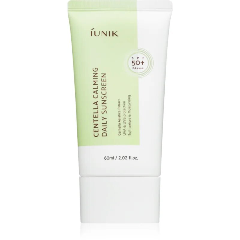 iUnik Centella Calming Daily Sunscreen nyugtató és védő krém SPF 50+ 60 ml