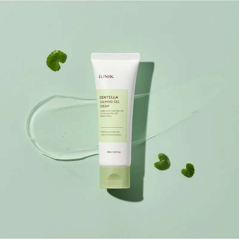 iUnik Centella Calming Gel Cream gyengéd géles krém az arcbőr megnyugtatására 60 ml