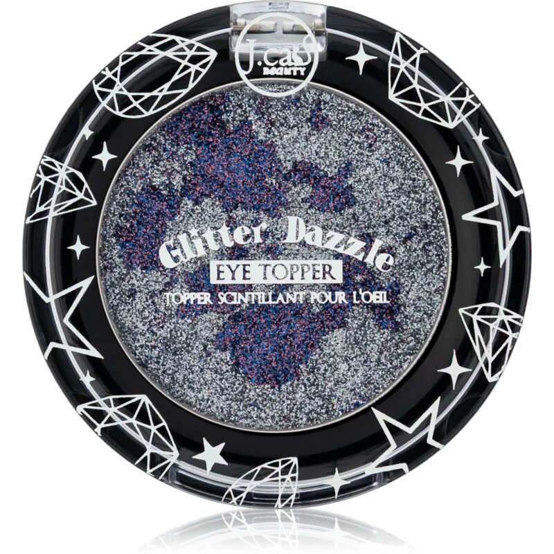 J.Cat Beauty Glitter Dazzle csillogó szemhéjfesték árnyalat 101 Less Bitter More Glitter 1.2 g