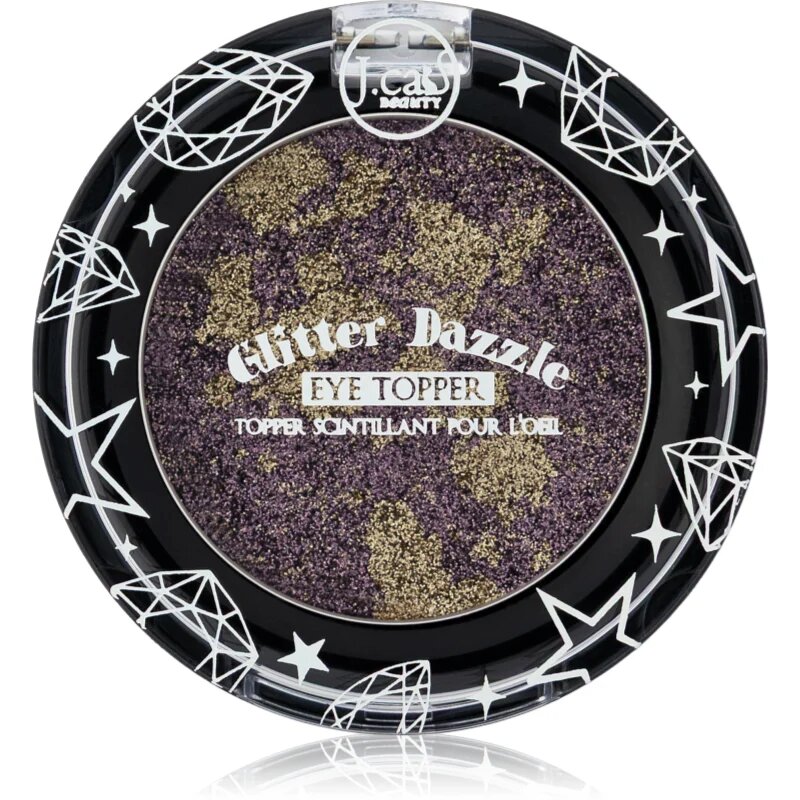 J.Cat Beauty Glitter Dazzle csillogó szemhéjfesték árnyalat 103 Purple Rain 1.2 g