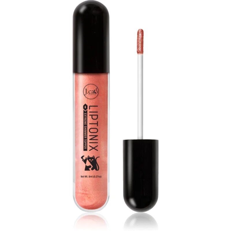 J.Cat Beauty Liptnix Extreme Shimmer Topper csillogó ajakfény árnyalat 102 Galaxy Glow 8 g