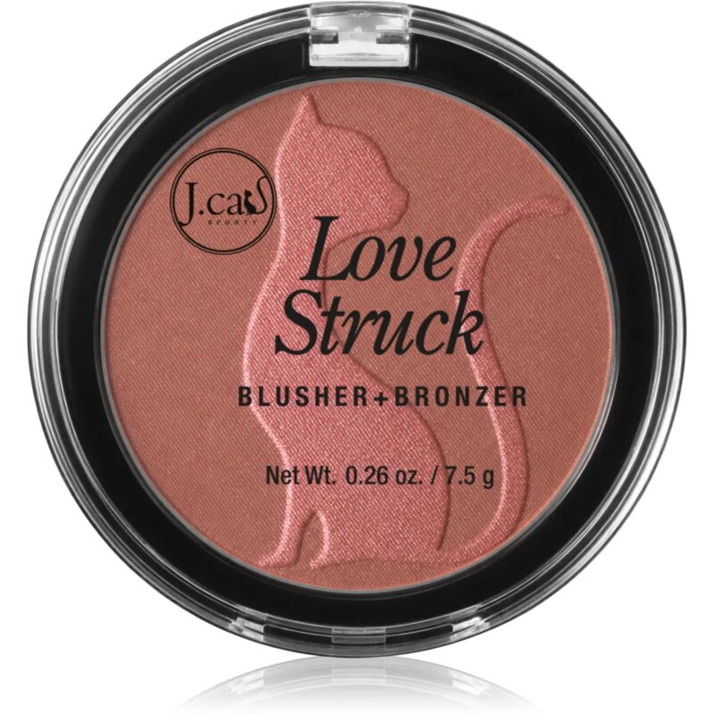 J.Cat Beauty Love Struck bronzosító és arcpirosító árnyalat 110 Babe 7.5 g
