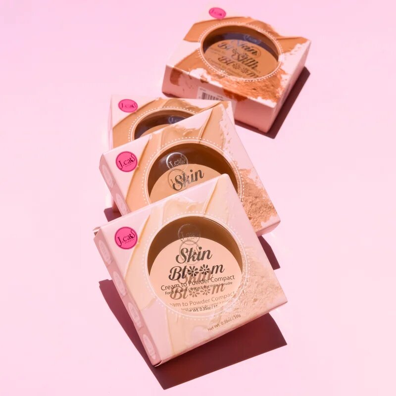 J.Cat Beauty Skin Bloom kompakt krémalapozó a teljes fedésre árnyalat 103 Warm Bisque 7.5 g