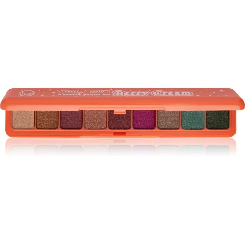 J.Cat Beauty Sweet Tooth szemhéjfesték paletta árnyalat 101 Berry cream 7.2 g