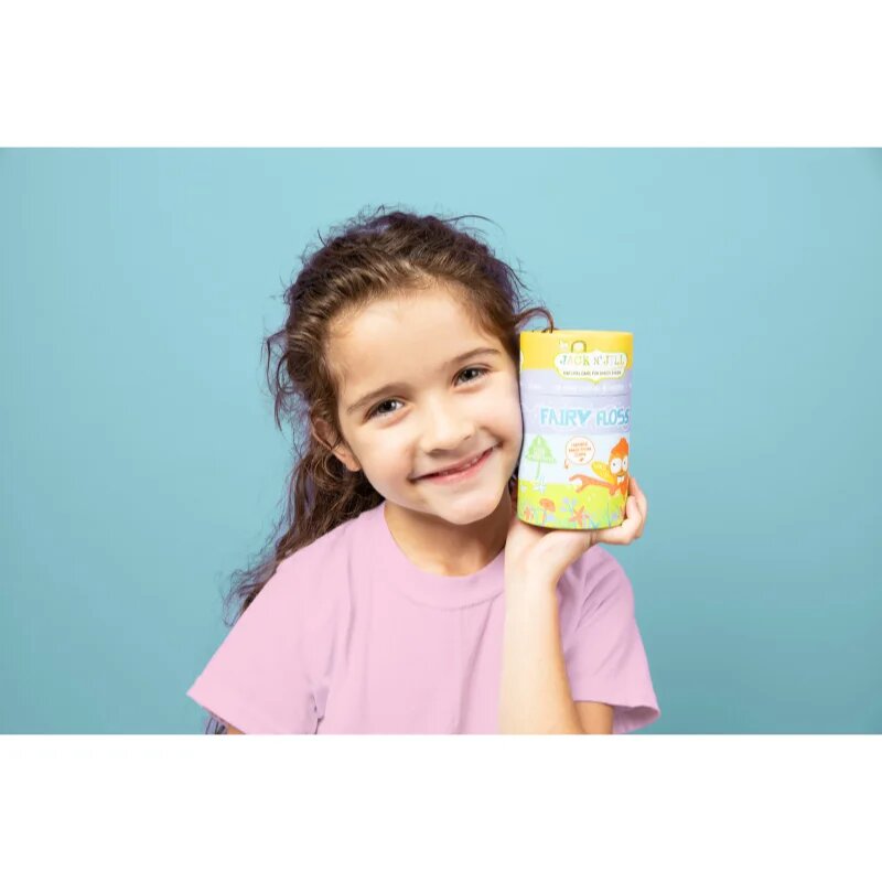 Jack N’ Jill Fairy Floss fogpiszkáló fogselyemmel gyermekeknek 30 db