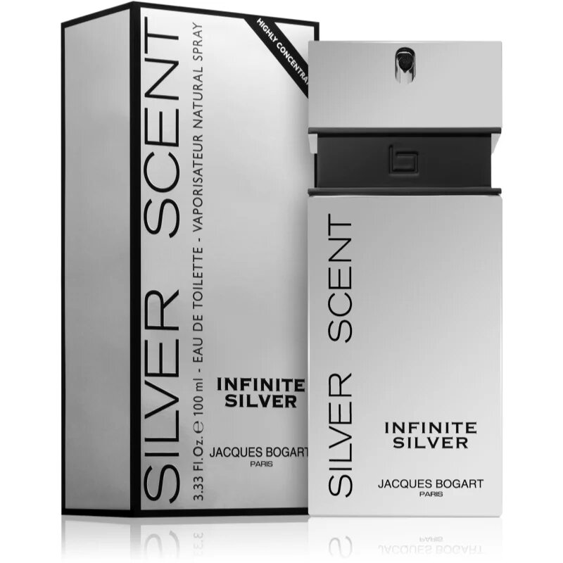 Jacques Bogart Silver Scent Infinite Silver Eau de Toilette uraknak 100 ml