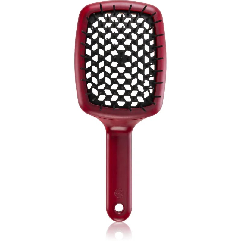 Janeke Curvy "M" Vented Brush lapos kefe a hajformázáshoz melyhez magas hőfokot használunk 21 x 85 x 4 cm Green 1 db