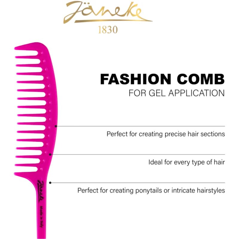 Janeke Fashion Comb For Gel Application kefe gélek felviteléhez 1 db