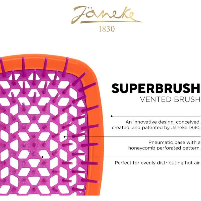 Janeke Superbrush nagy lapos hajkefe hajra 1 db