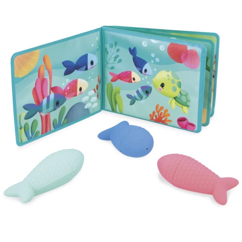 Janod Bath Book Party under the sea képeskönyv kádba való 10m+ 1 db