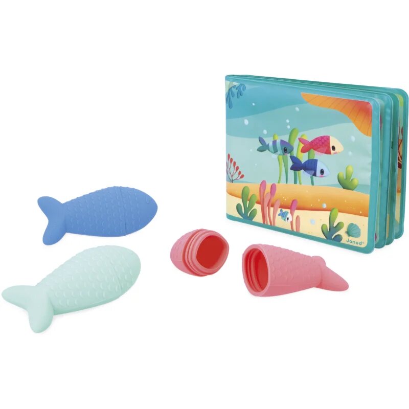 Janod Bath Book Party under the sea képeskönyv kádba való 10m+ 1 db