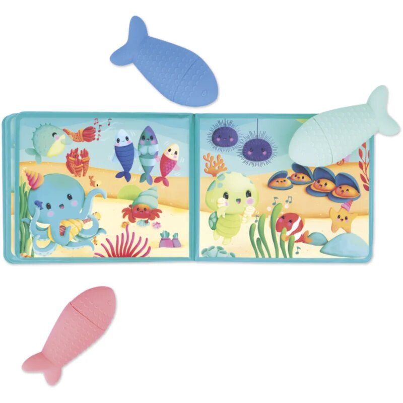 Janod Bath Book Party under the sea képeskönyv kádba való 10m+ 1 db