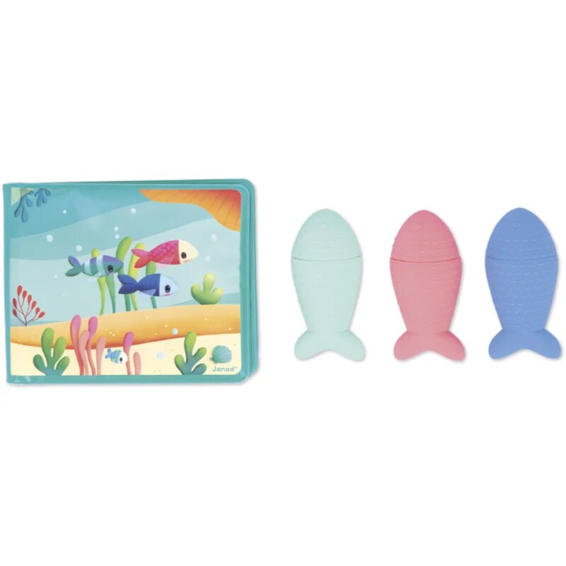 Janod Bath Book Party under the sea képeskönyv kádba való 10m+ 1 db