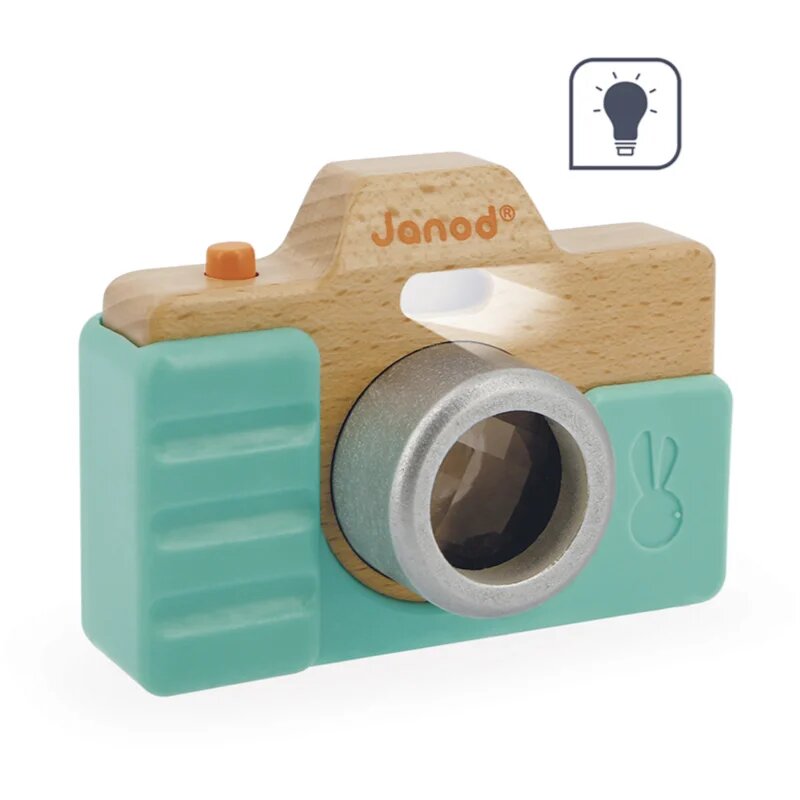 Janod Camera fényképezőgép fából készült 18m+ 1 db