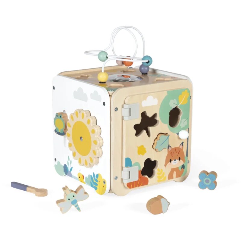 Janod Pure Activity Cube interaktív játék 18m+ 1 db