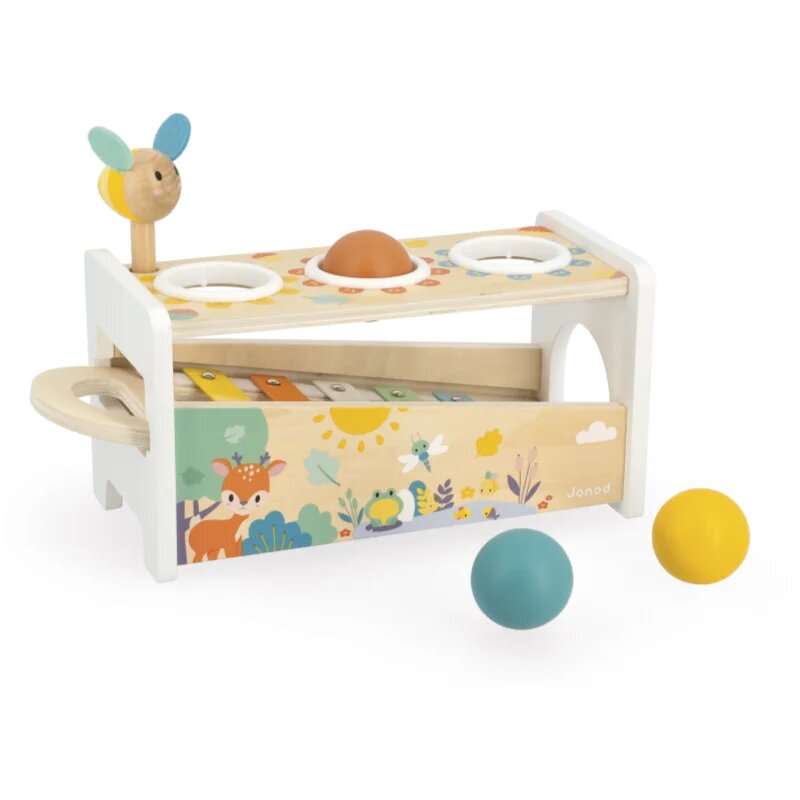 Janod Pure Tap Tap Xylophone beütős játék 12m+ 1 db