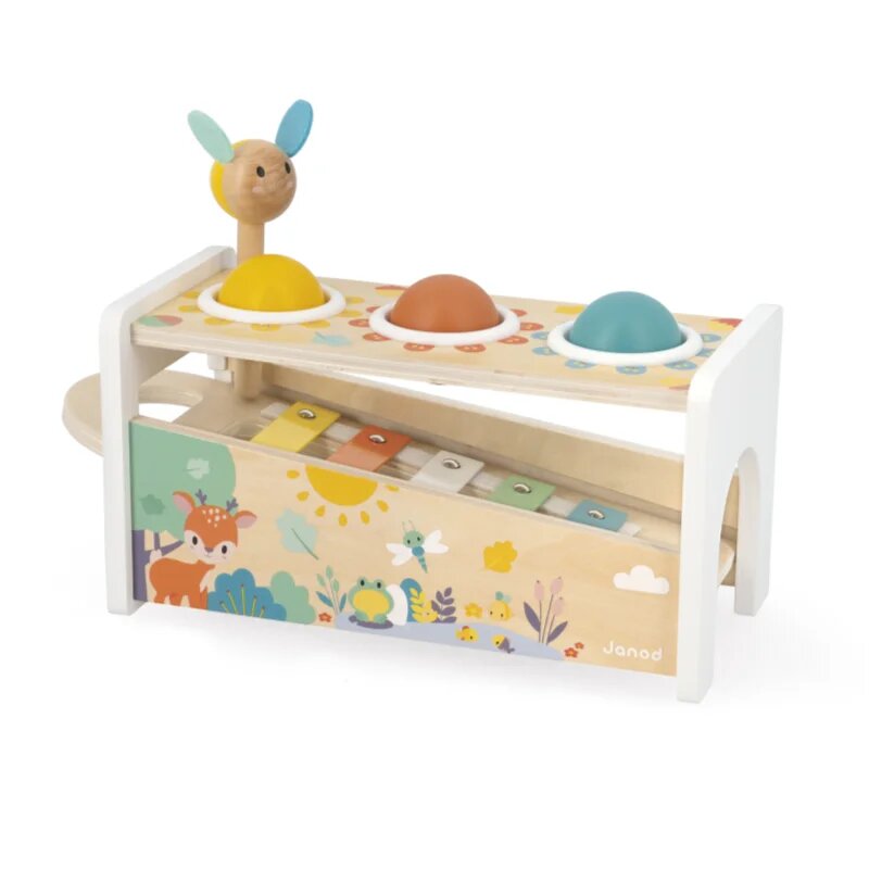 Janod Pure Tap Tap Xylophone beütős játék 12m+ 1 db