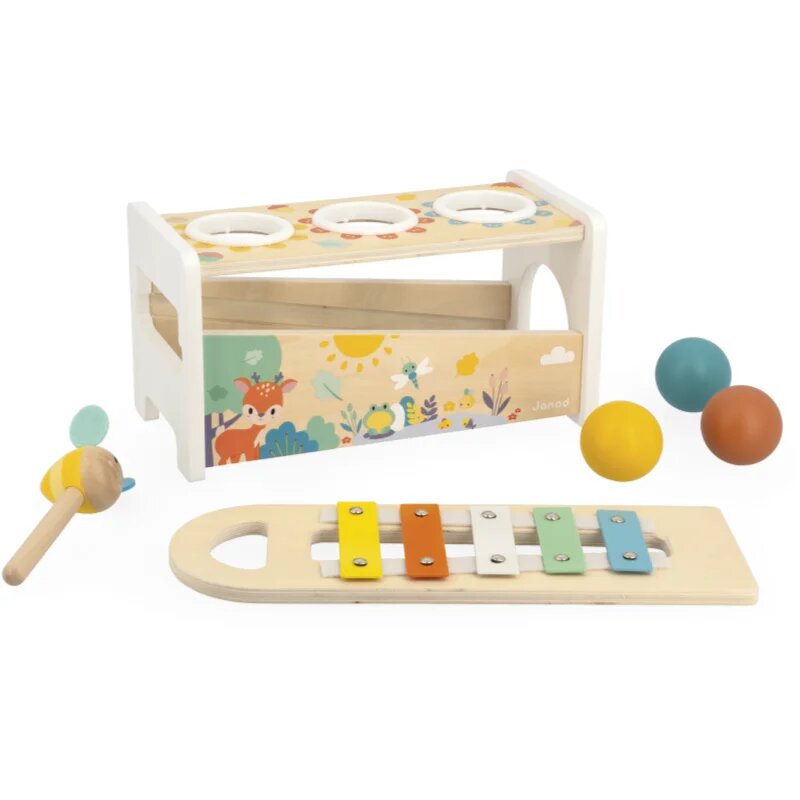 Janod Pure Tap Tap Xylophone beütős játék 12m+ 1 db