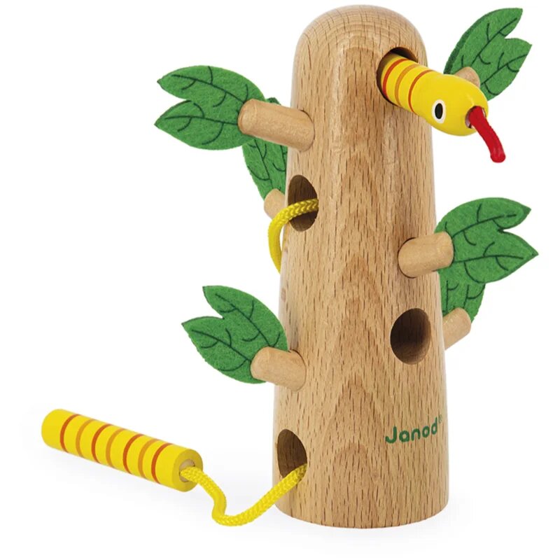 Janod Tropik Tropical Lace-Up Tree interaktív játék 18m+ 1 db