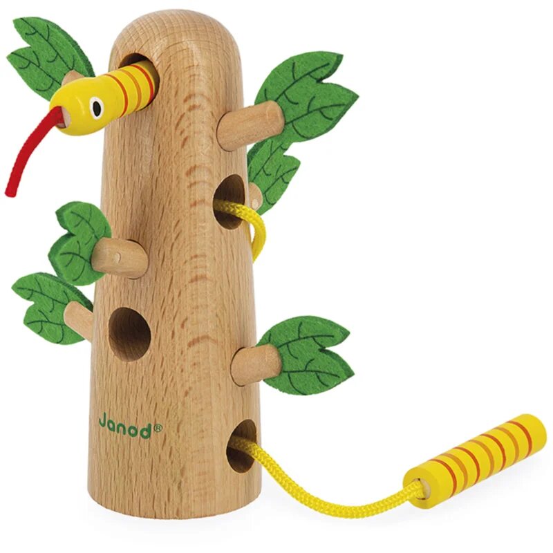 Janod Tropik Tropical Lace-Up Tree interaktív játék 18m+ 1 db