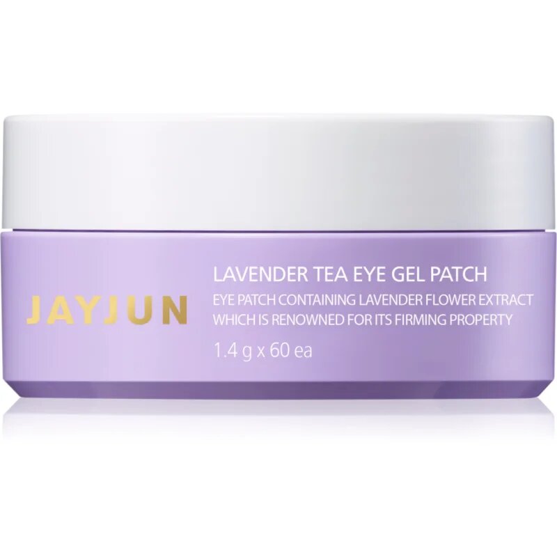 Jayjun Eye Gel Patch Lavender Tea hidrogél maszk a szem körül a feszes bőrért 60x14 g