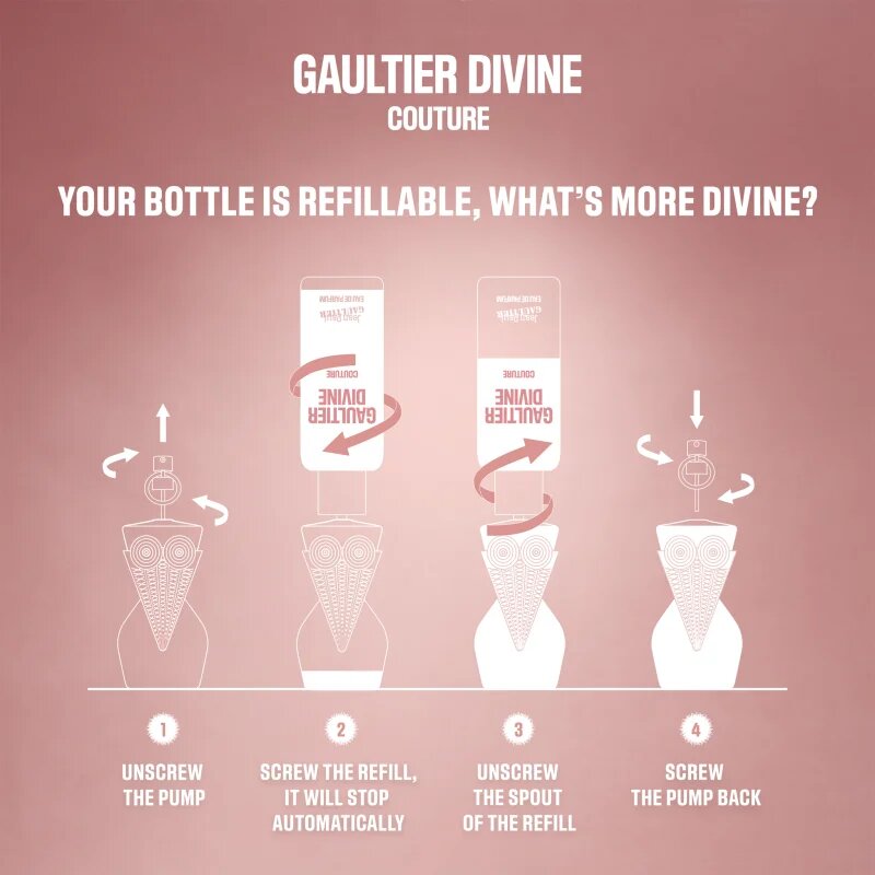 Jean Paul Gaultier Gaultier Divine Couture utántöltő hölgyeknek 200 ml