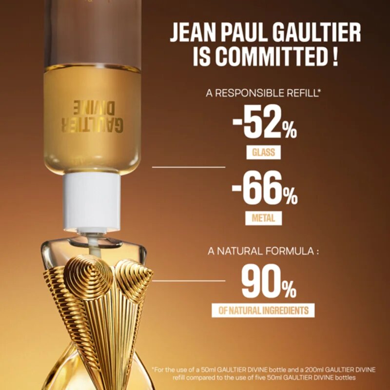 Jean Paul Gaultier Gaultier Divine Eau de Parfum utántöltő hölgyeknek 200 ml