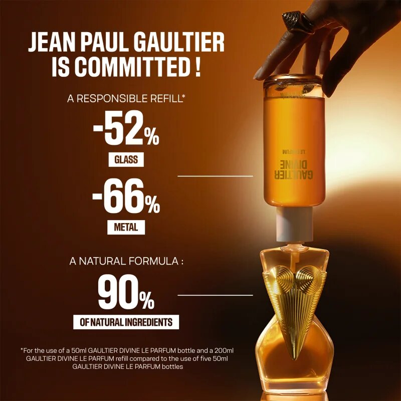 Jean Paul Gaultier Gaultier Divine Le Parfum utántöltő hölgyeknek 200 ml