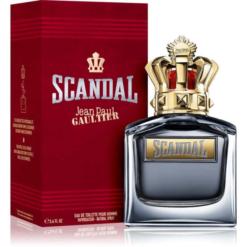 Jean Paul Gaultier Scandal Pour Homme Eau de Toilette utántölthető uraknak 100 ml