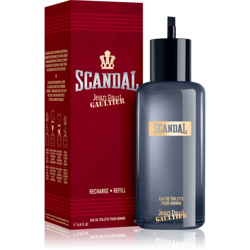 Jean Paul Gaultier Scandal Pour Homme Eau de Toilette utántöltő uraknak 200 ml