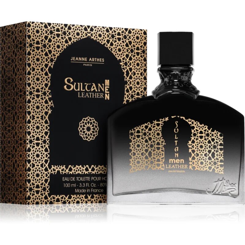 Jeanne Arthes Sultan Men Leather Eau de Toilette uraknak 100 ml