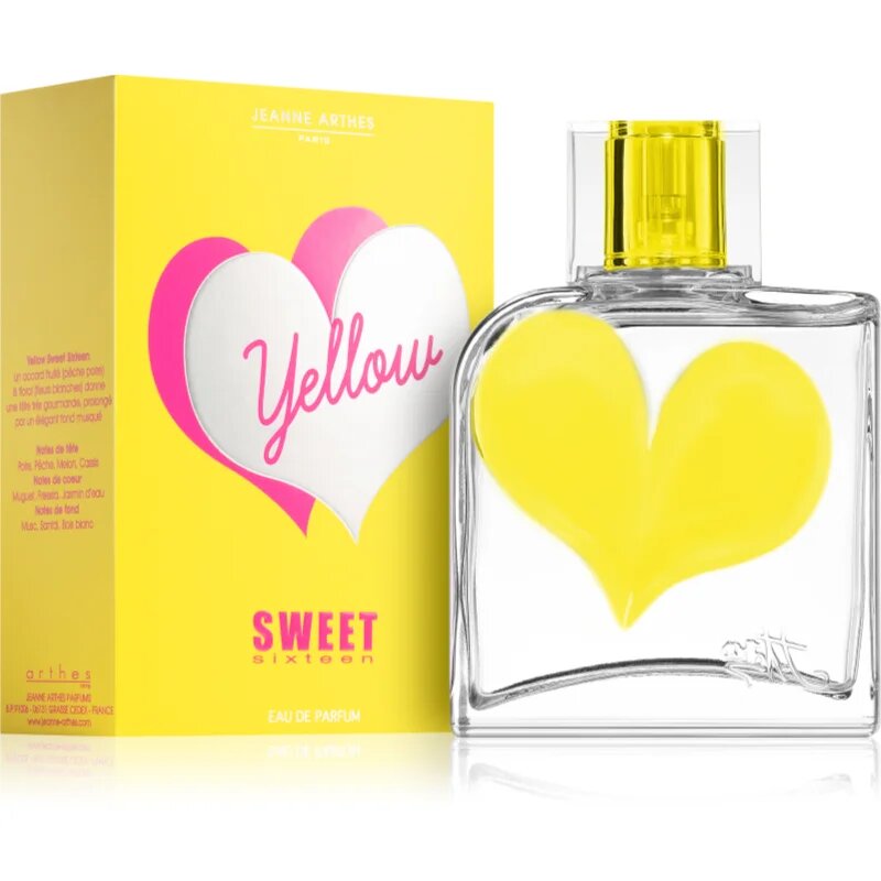 Jeanne Arthes Sweet Sixteen Yellow Eau de Parfum hölgyeknek 100 ml