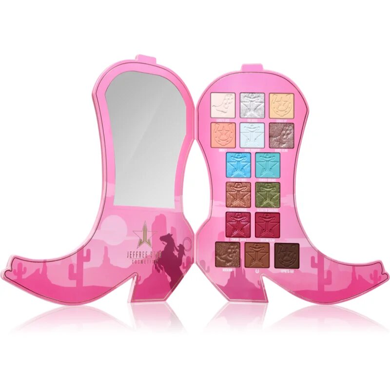 Jeffree Star Cosmetics Cowgirl Queen Artistry Palette szemhéjfesték paletta 15x15 g