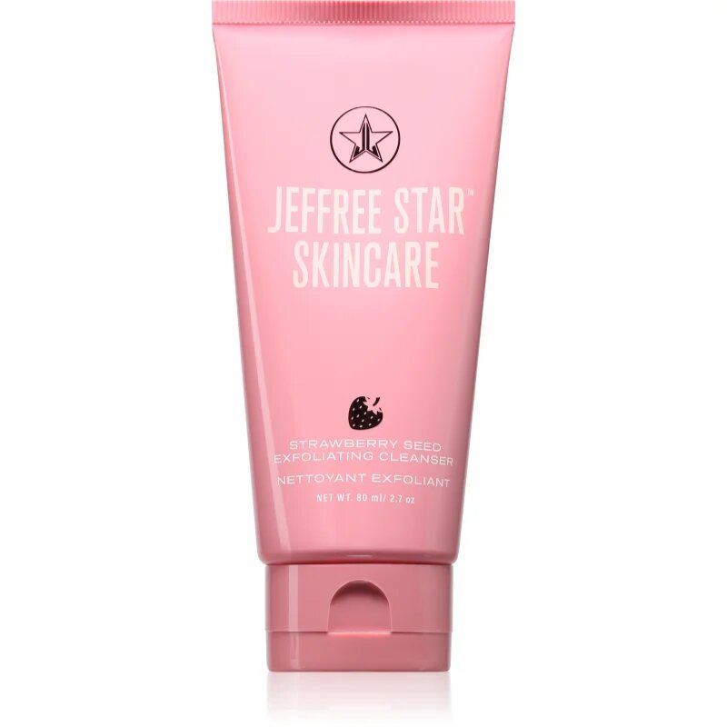 Jeffree Star Cosmetics Jeffree Star Skin Strawberry Water hámlasztó tisztító emulzió 80 ml